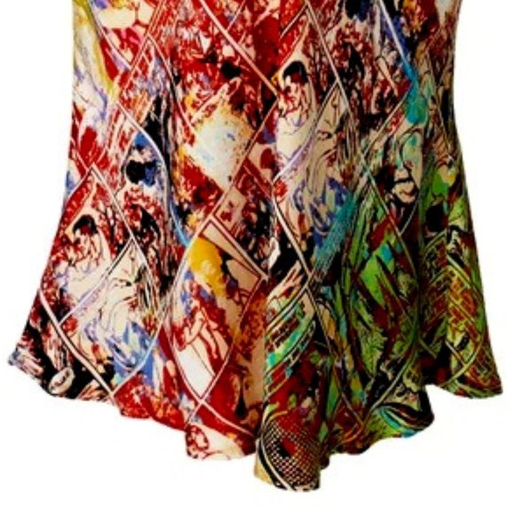 JEAN PAUL GAULTIER 94'/95' COMIC BOOK EROTIC 'SAFE SEX' PRINT SKIRT~NEW WITH TAG - Picture 8 of 11